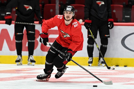 Раскатка «Авангарда» перед матчем с «Салаватом Юлаевым»