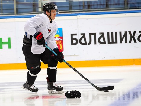 Раскатка «Авангарда» перед матчем с московским «Динамо»