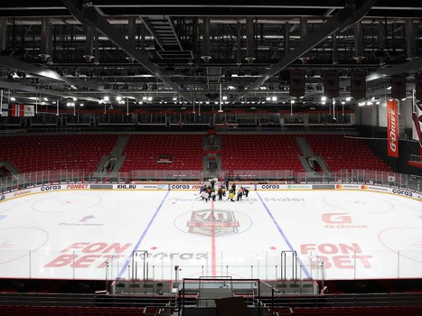 Первая тренировка «Авангарда» в новом сезоне