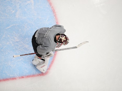 Раскатка «Авангарда» перед матчем с «Барысом»