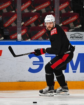 Раскатка «Авангарда» перед пятым матчем серии в Магнитогорске