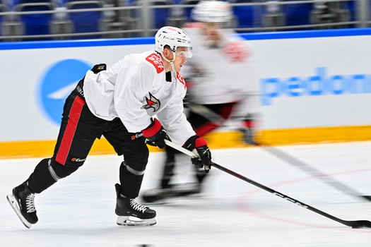 Раскатка «Авангарда» перед матчем в Нижнем Новгороде