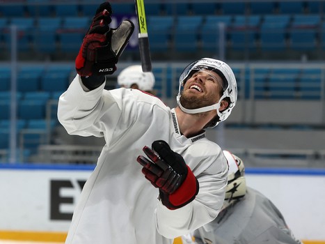 Тренировка «Авангарда» перед матчем в Нур-Султане