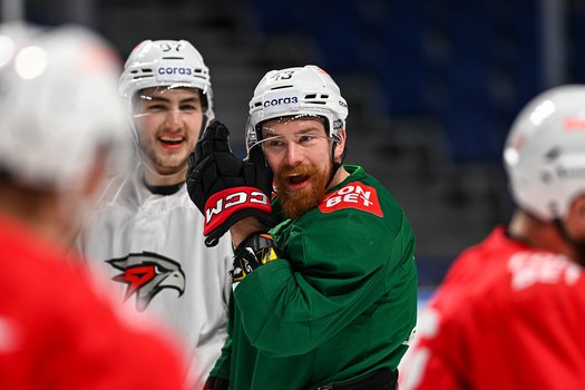 Раскатка «Авангарда» перед четвёртым матчем серии с «Локомотивом»