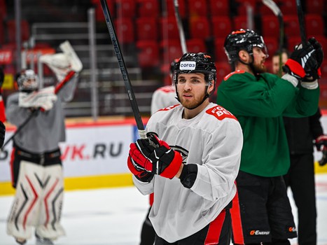 Открытая тренировка «Авангарда» перед вторым раундом плей-офф