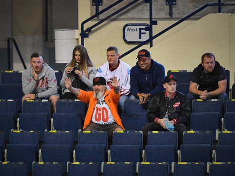 Раскатка "Авангарда" перед товарищеской игрой с "Витязем"