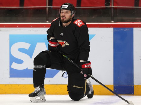 Раскатка «Авангарда» перед матчем с «Металлургом»