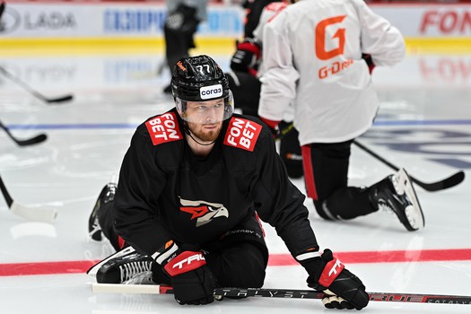 Тренировка «Авангарда» в Омске