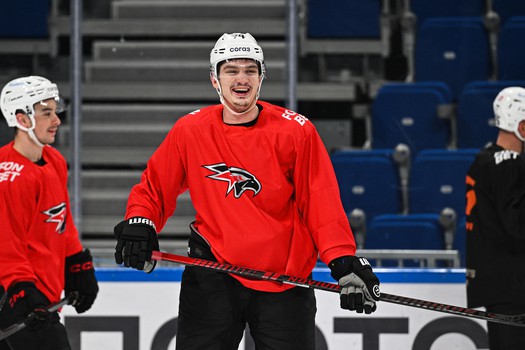 Раскатка «Авангарда» перед выездным матчем с «Драконами»