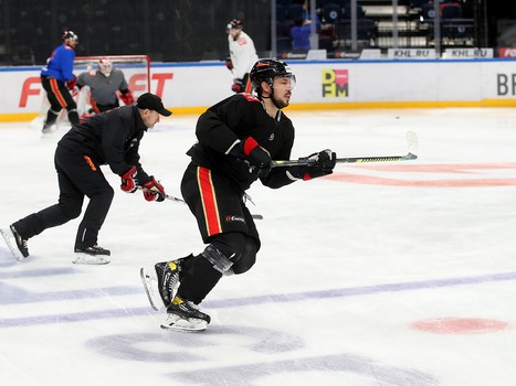 Раскатка «Авангарда» перед юбилейным матчем с «Ак Барсом»