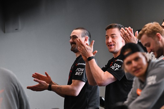 Открытая тренировка «Авангарда» для СМИ