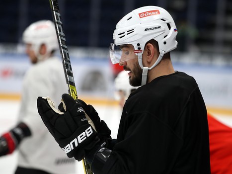 Раскатка «Авангарда» перед выездным матчем с московским «Динамо»