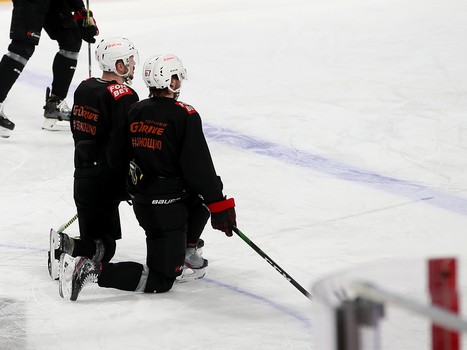 Раскатка «Авангарда» перед выездным матчем с «Трактором»