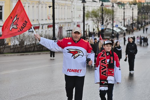 Фан-зона «Авангарда» на Пешеходном Любинском