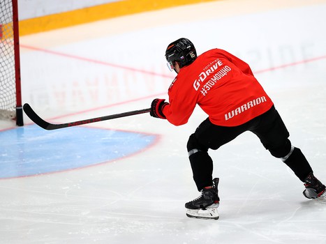 Раскатка «Авангарда» перед матчем с «Металлургом»