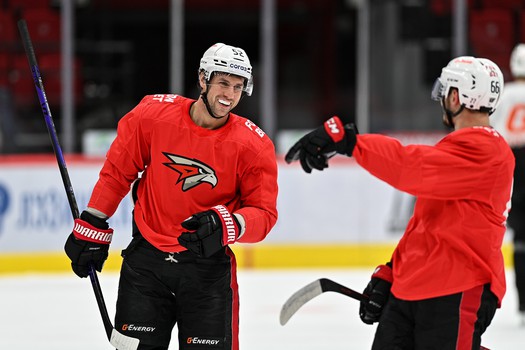 Тренировка «Авангарда» на старте паузы в чемпионате