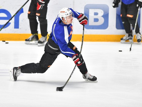 Раскатка "Авангарда" перед выездным матчем с "Барысом"