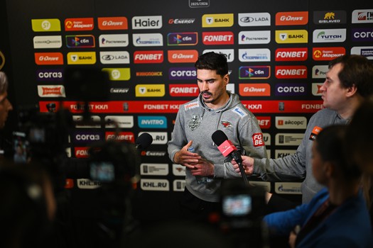 Открытая тренировка «Авангарда» для СМИ