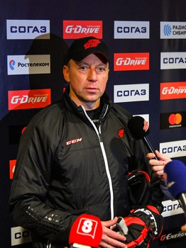 Открытая тренировка "Авангарда" для СМИ