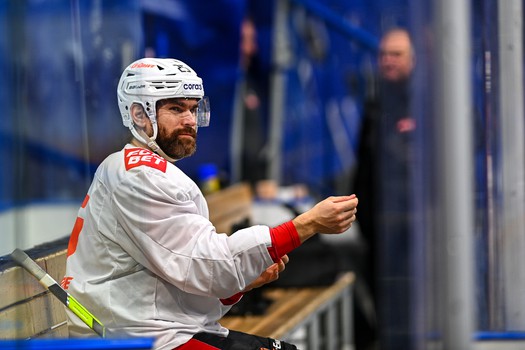 Раскатка «Авангарда» перед матчем в Уфе