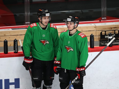 Раскатка «Авангарда» перед матчем с «Локомотивом»