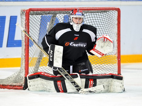 Раскатка "Авангарда" перед домашним матчем с "Сибирью"