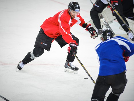 Раскатка "Авангарда" перед матчем с "Амуром"