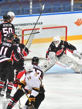 21.02.2018. Серия товарищеских матчей. "Авангард" - "Северсталь" 0:2