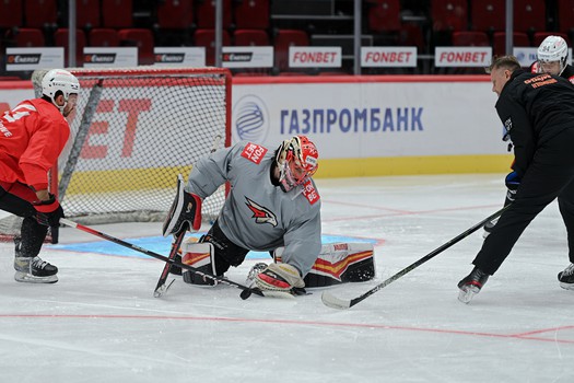 Тренировка «Авангарда» на G-Drive Арене