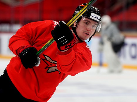 Раскатка «Авангарда» перед матчем с минским «Динамо»