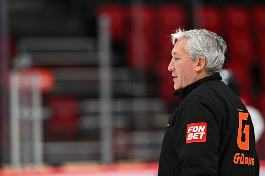 Раскатка «Авангарда» перед матчем с «Нефтехимиком»