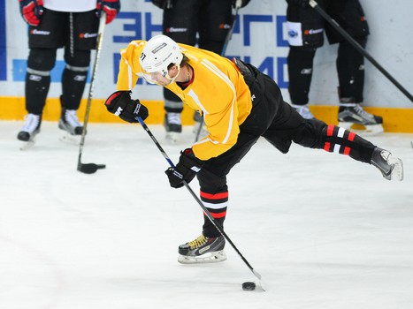 04.04.2016. Тренировка "Авангарда" на льду "Арены Омск"