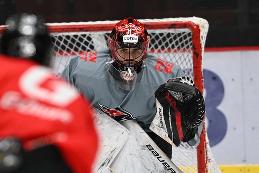 Раскатка «Авангарда» перед матчем с ХК «Сочи»