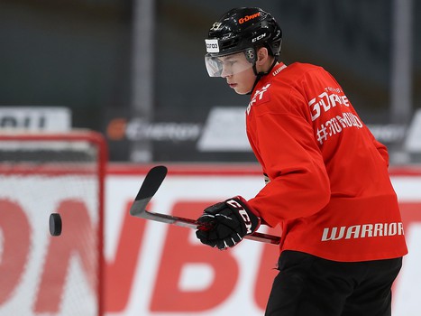 Раскатка «Авангарда» перед матчем с «Салаватом Юлаевым»