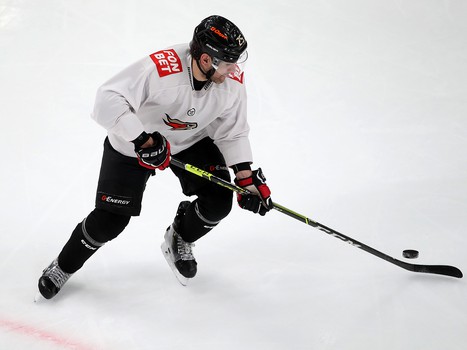 Раскатка «Авангарда» перед матчем с рижским «Динамо»