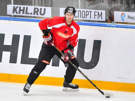 Раскатка "Авангарда" перед матчем с "Салаватом Юлаевым"