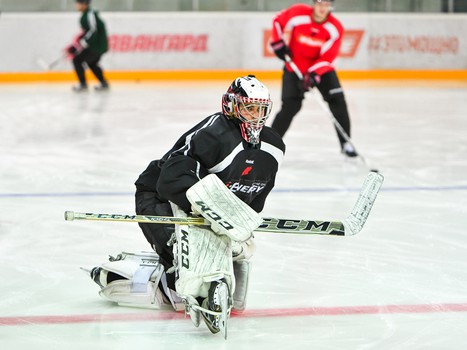 Открытая тренировка "Авангарда" для СМИ