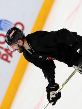 Раскатка «Авангарда» перед матчем с «Витязем»