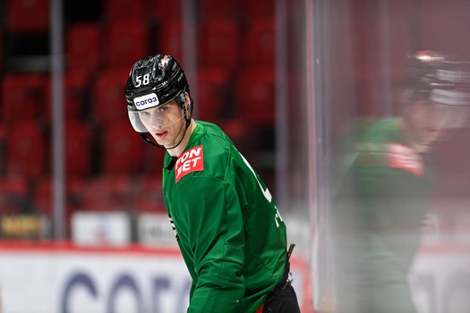 Раскатка «Авангарда» перед матчем с московским «Динамо»