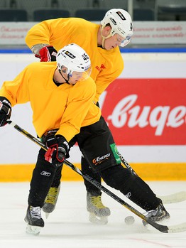 Тренировка "Авангарда" перед выездом по Сибири и Дальнему Востоку