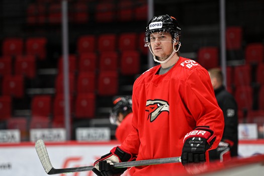 Тренировка «Авангарда» перед матчем с «Автомобилистом»