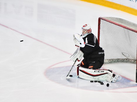 Раскатка "Авангарда" перед выездным матчем с "Сибирью"