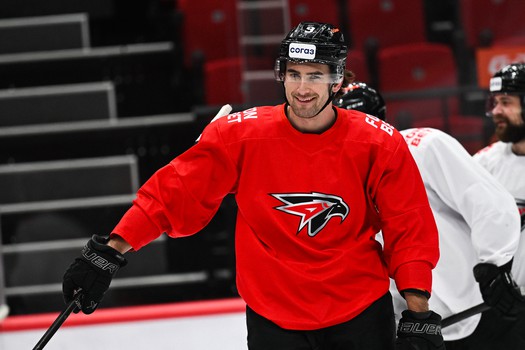 Раскатка «Авангарда» перед матчем с «Торпедо»