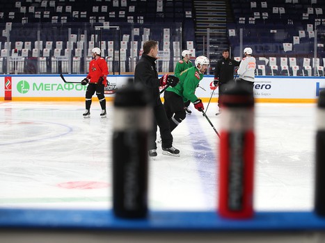 Раскатка «Авангарда» перед выездным матчем с «Ак Барсом»