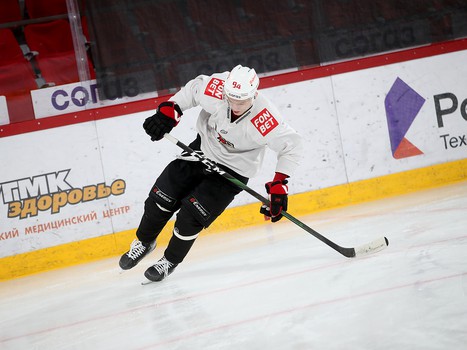 Тренировка «Авангарда» в Екатеринбурге перед третьим матчем серии с «Автомобилистом»