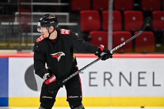 Раскатка «Авангарда» перед первым матчем серии с «Металлургом»