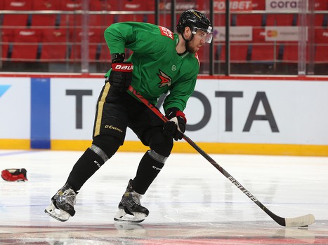 Раскатка «Авангарда» перед матчем с «Локомотивом»