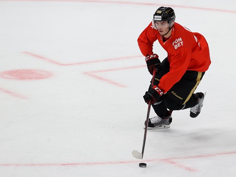 Тренировка «Авангарда» перед матчем с «Нефтехимиком»