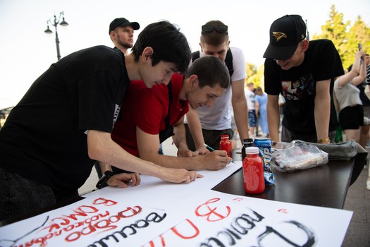Василий Пономарёв на вечеринке Буэнос Летос