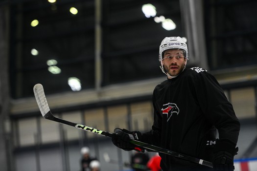 Тренировка «Авангарда» в Хоккейной Академии